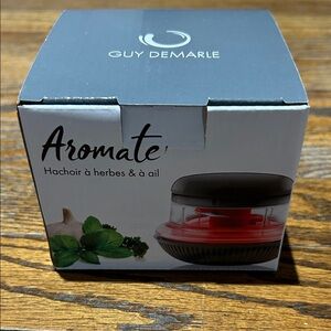 Aromate Herb and Garlic Chopper - Red and Black